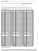 200 High Frequency Words Assessment