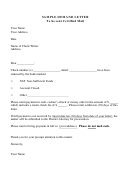 Check Fraud Sample Demand Letter Template