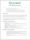 Wart Removal Consent Form