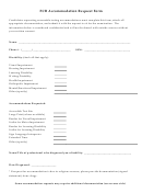 Fcb Accommodation Request Form Printable pdf