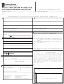 Form Dl-503 - Request For Driver Information