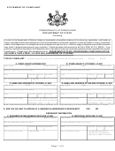 Statement Of Complaint - Commonwealth Of Pennsylvania Department Of State