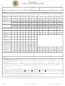 Certificate Of Child Health Examination Form - State Of Illinois