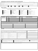Personal Health History Questionnaire Form