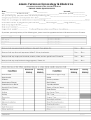 Patient Intake Questionnaire Template - Gynecology & Obstetrics