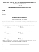 Notice Of Intent To File In Complex Business And Tort Division