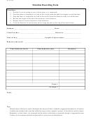 Duration Recording Form Template