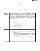 Form 11 Financial Statement Certification - Ttsec