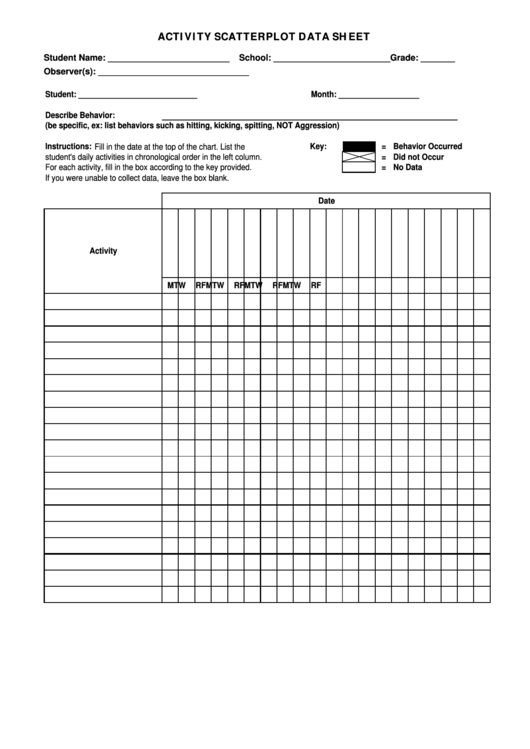 Blank Free Printable Data Collection Sheets Printable Word Searches