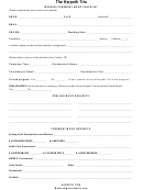 Wedding Ceremony Checklist Template