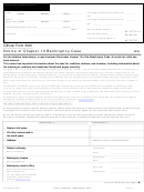 Official Form 309i Notice Of Chapter 13 Bankruptcy Case Printable pdf