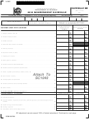 Form 3081 - Schedule Nr - Nonresident Schedule - 2016