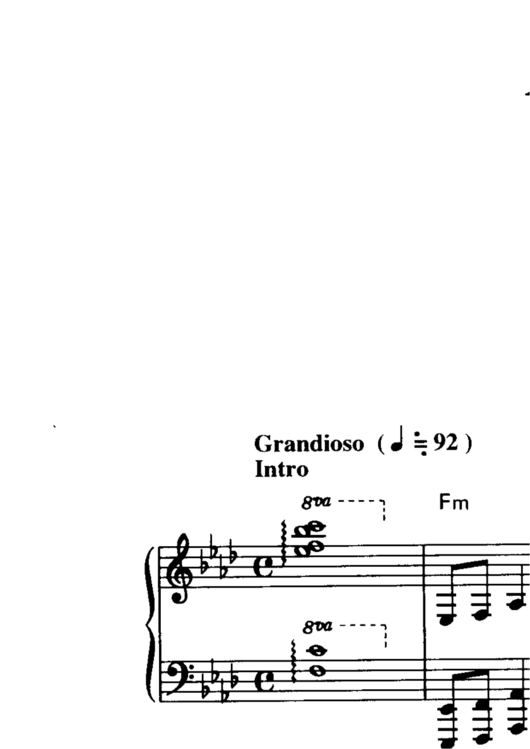 Asian Dream Song (Piano Sheet Music) - By Joe Hisaish Printable pdf