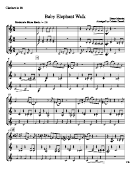 Baby Elephant Walk (clarinet Sheet Music In Bb) By Henry Mancini