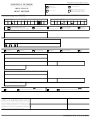 Customs Form 5106 (031595) Importer Id Input Record Printable pdf