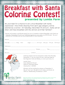 Santa Raindeers Coloring Sheet Printable pdf