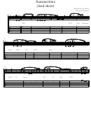 Summertime (lead Sheet) Dubose Hayward George Gershwin Sheet Music