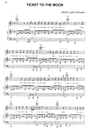 Ticket To The Moon - Electric Light Orchestra Sheet Music Printable pdf
