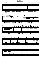 La Plage- Yann Tiersen Sheet Music Printable pdf