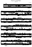 Fugue 17, A-at Major (sheet Music) - J. S. Bach