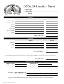 Iscca Function Sheet