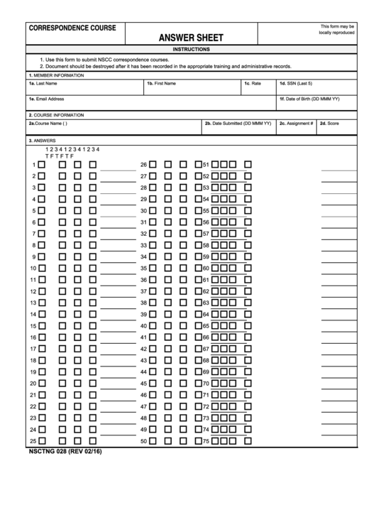 Answer Sheet Sea Cadets Homeport Us Naval Sea Cadet Corps printable pdf download