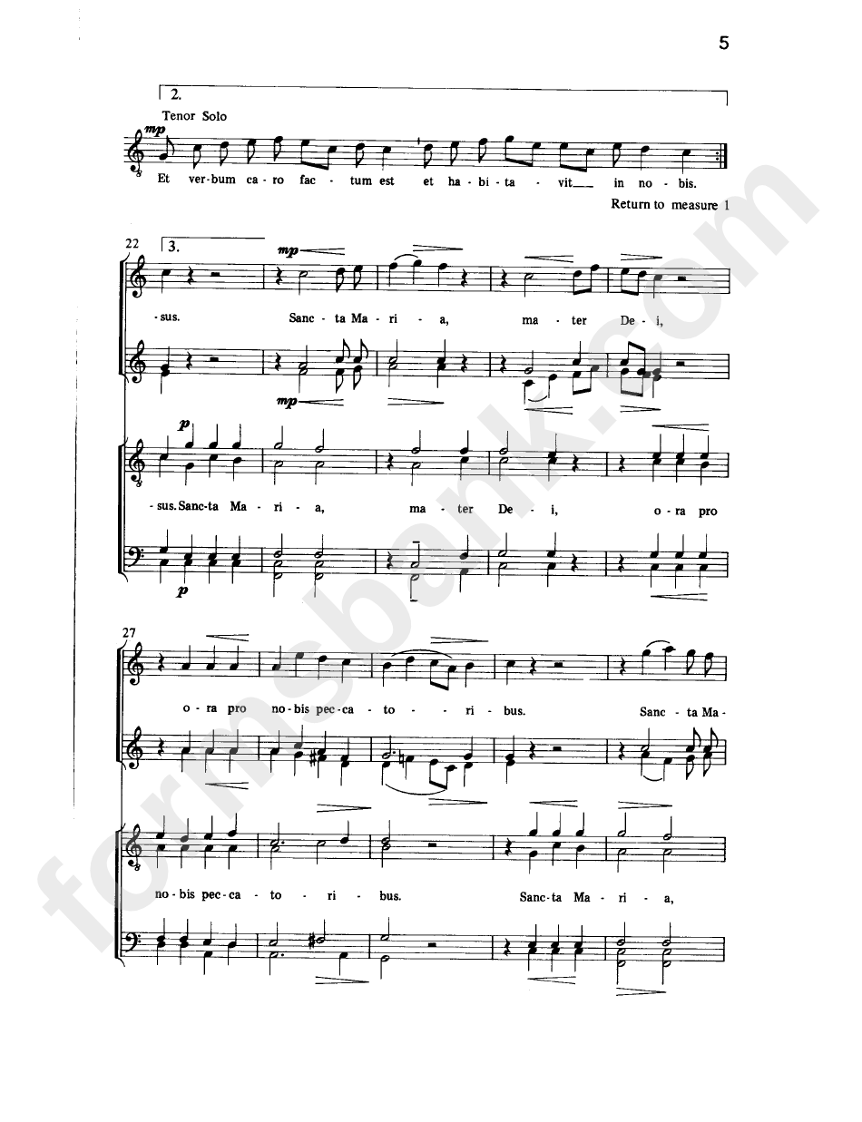 Ave Maria (Biebl) Sheet Music