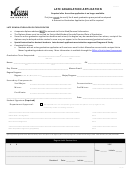 Late Graduation Application Form