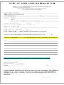 Event, Activities, & Meeting Request Form