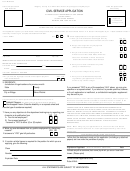 Fillable Form Msd 330 - Civil Service Application Form Printable pdf