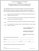 Form 438 - Acknowledgement Of Applicant For Personal Lines Insurance Coverage In The Surplus Lines Market - Louisiana