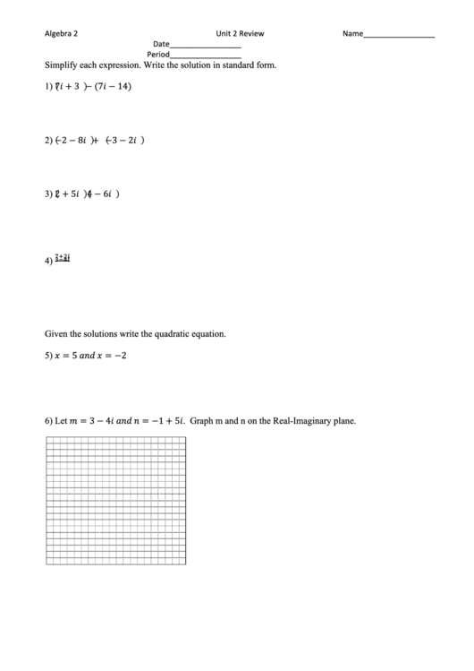 Standard Form Worksheet Template Printable pdf