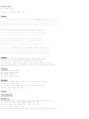 "Honey Baby" By Three Plus - Ukulele Chord Chart Printable pdf