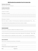 Uno Discipline Documentation Form-for Internal Use