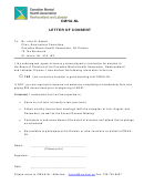 Sample Letter Of Consent Template