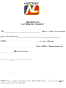 Hockey Nl Letter Of Consent Template