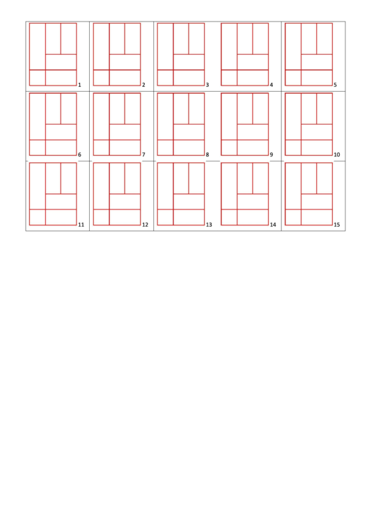 Rectangles Template
