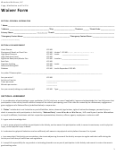 Waiver Form - Wonders Counseling