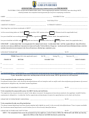 Application For Faculty And Staff Tuition Waiver Form - The University Of North Carolina