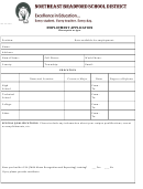 Employment Application Form - Northeast Bradford School District