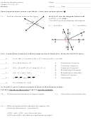 Geometry Review Sheet Printable pdf