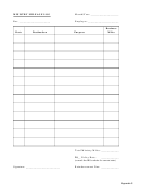 Ministry Mileage Log Template (fillable)