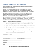 Personal Training Contract / Agreement Template