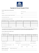 Equipment Rental Request Form