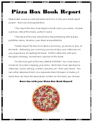 Pizza Box Book Report