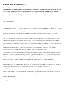 General New Member Letter