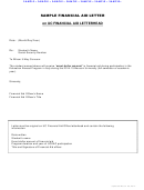 Sample Financial Aid Letter Template