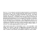 Unilateral Non-Disclosure Agreement Printable pdf