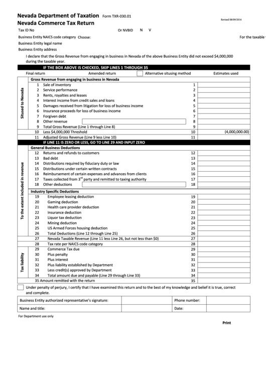 Forms Nevada Sales Tax Literacy Basics