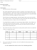 Math Classroom Activity Sheet
